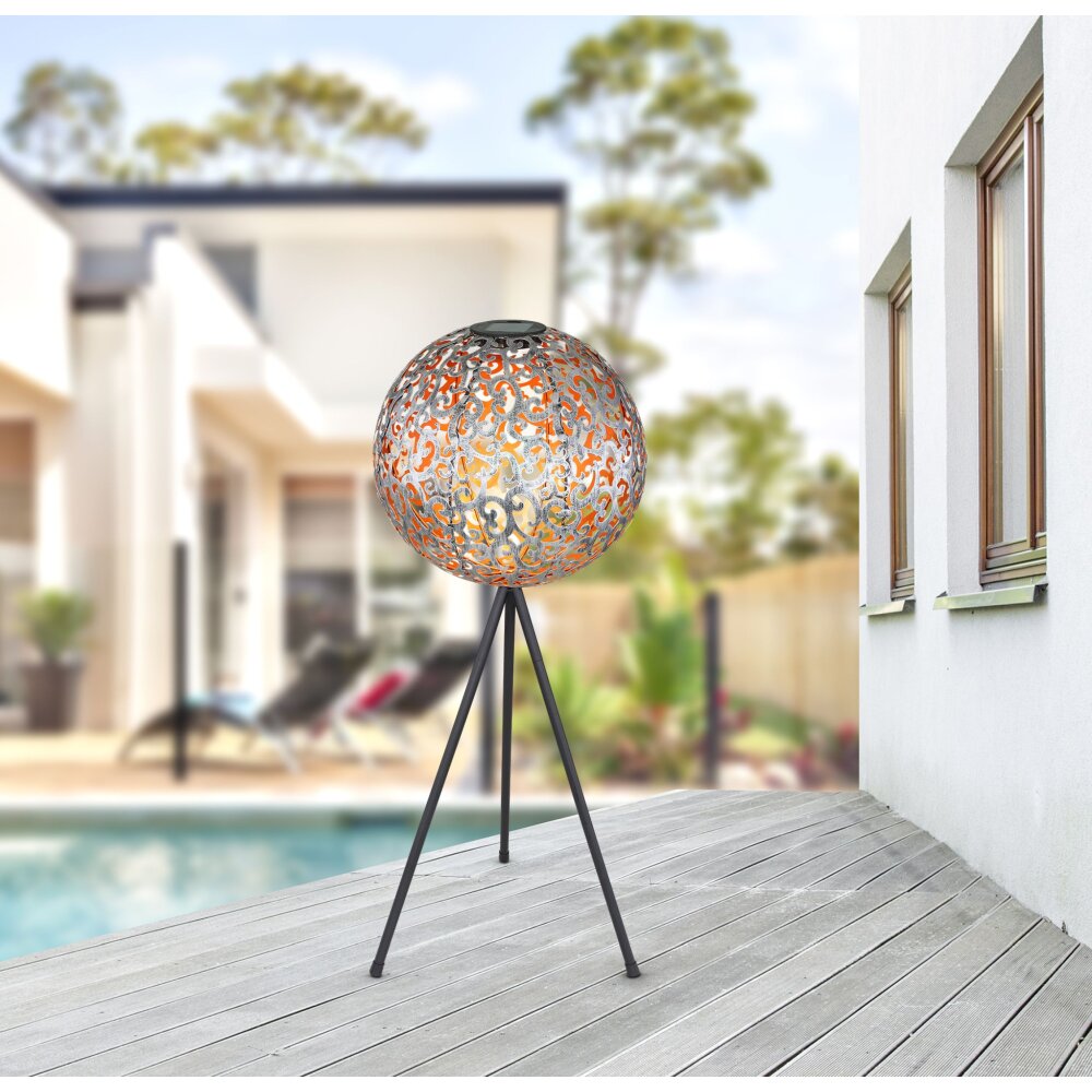 Globo Sun Solarleuchte LED Schwarz, 1-flammig main product photo