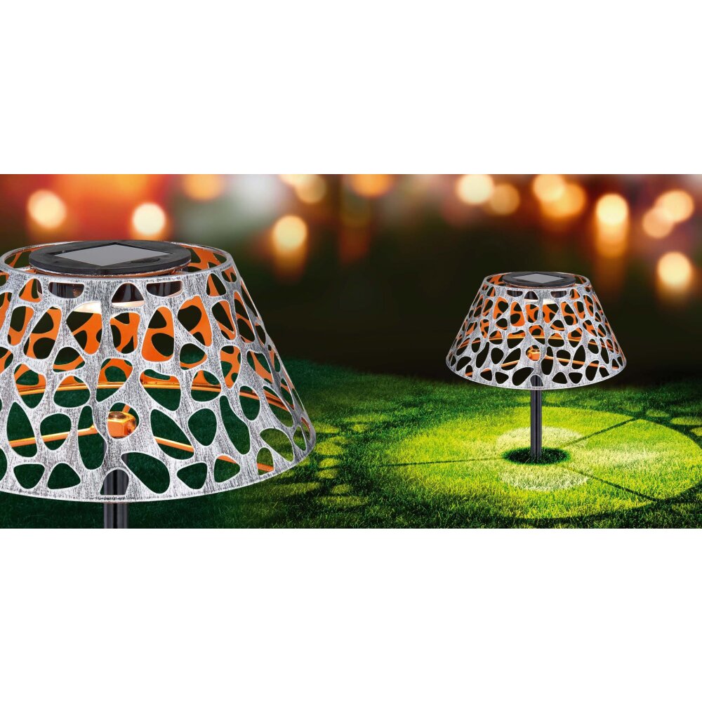 Globo Sun Solarleuchte LED Silber, 1-flammig main product photo