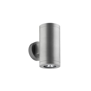 LCD 1067LED Außenwandleuchte Silber, 2-flammig LCD 1067LED Außenwandleuchte Silber, 2-flammig