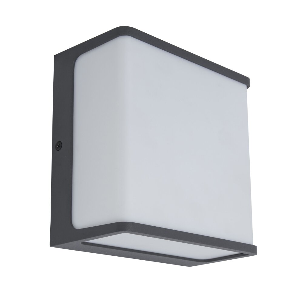 Lutec Doblo Außenwandleuchte LED Anthrazit, 1-flammig main product photo