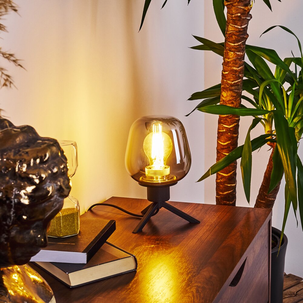 Barnegat Tischleuchte Schwarz, 1-flammig main product photo