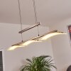 Bolonda Pendelleuchte LED Nickel-Matt, 3-flammig