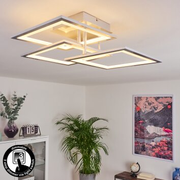 Marcus Deckenleuchte LED Silber, 1-flammig Marcus Deckenleuchte LED Silber, 1-flammig