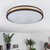 Kirtland Deckenpanel LED Gold, Schwarz, 1-flammig