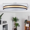 Kirtland Deckenpanel LED Gold, Schwarz, 1-flammig