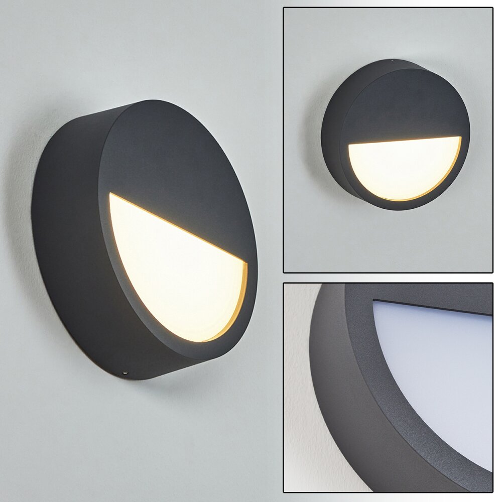 Nagap Außenwandleuchte LED Anthrazit, Weiß, 1-flammig main product photo