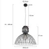 Steinhauer Dunbar Pendelleuchte Schwarz, 1-flammig