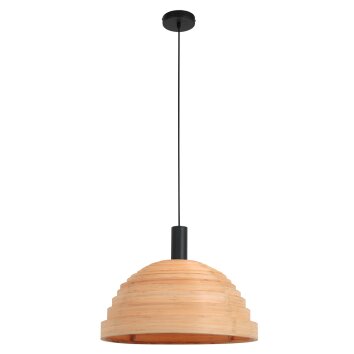 Steinhauer Veneer Pendelleuchte Schwarz, 1-flammig Steinhauer Veneer Pendelleuchte Schwarz, 1-flammig
