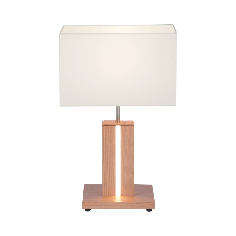 Leuchten Direkt AMADA Tischleuchte Holz hell, 1-flammig main product photo