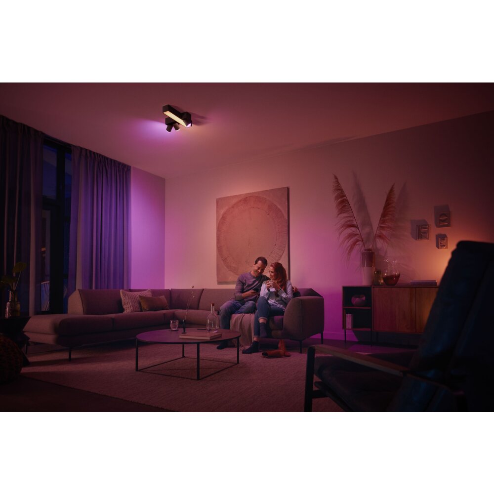 Philips HUE Centris Deckenleuchte LED Schwarz, 3-flammig, Farbwechsler main product photo
