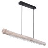 Globo FELICITAS Hängeleuchte LED Holz hell, Schwarz, 2-flammig Globo FELICITAS Hängeleuchte LED Holz hell, Schwarz, 2-flammig