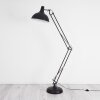 Hallsta Bogenlampe Chrom, Schwarz, 1-flammig
