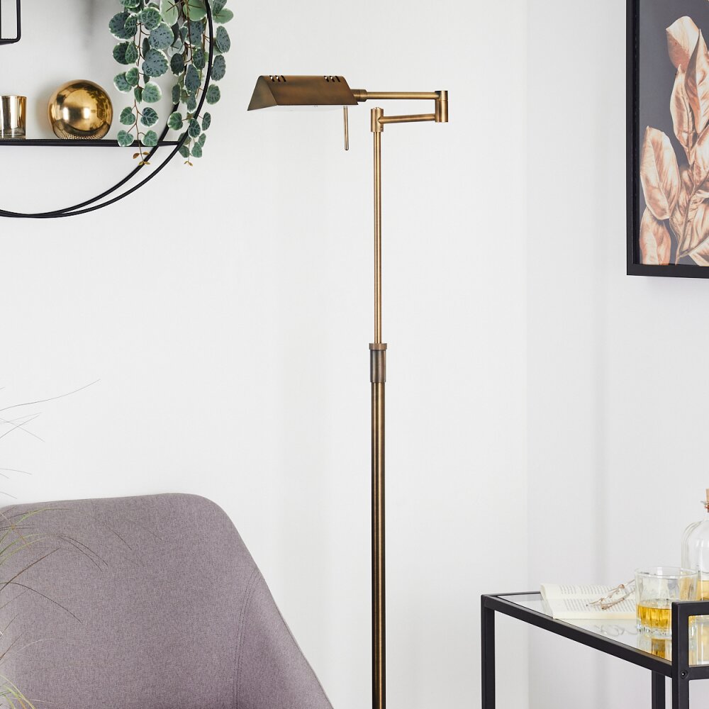 Norrlida Stehleuchte LED Messing, 1-flammig