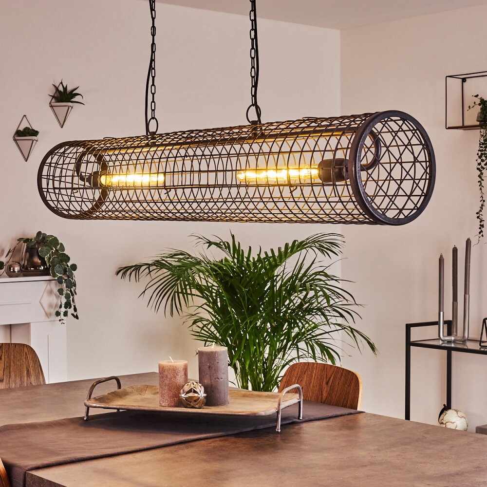 Gullvik  Pendelleuchte Altsilber, 2-flammig main product photo
