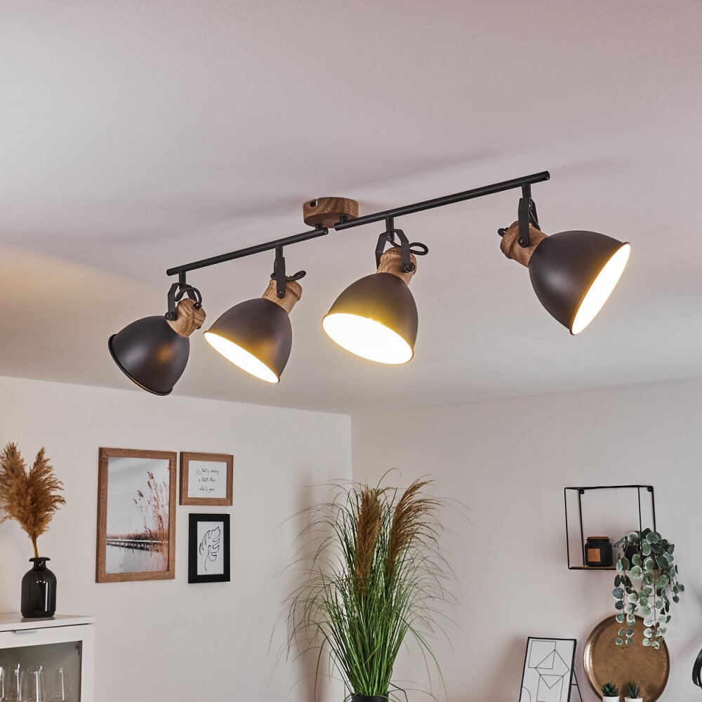 Banjul Deckenleuchte Braun, Schwarz, 4-flammig main product photo