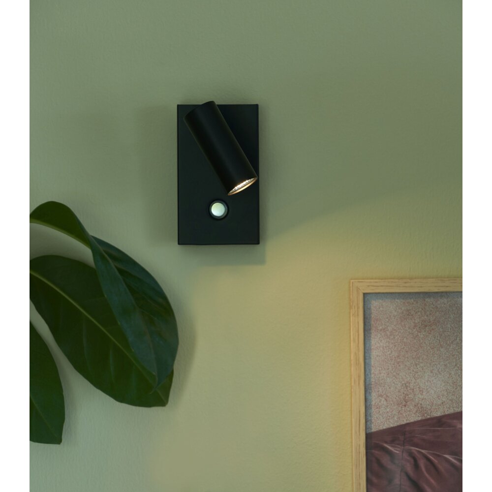 Nordlux OMARI Wandleuchte LED Schwarz, 1-flammig main product photo