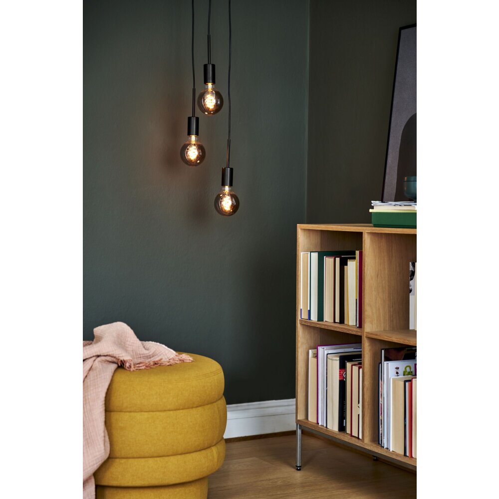 Nordlux PACO Pendelleuchte Schwarz, 3-flammig main product photo