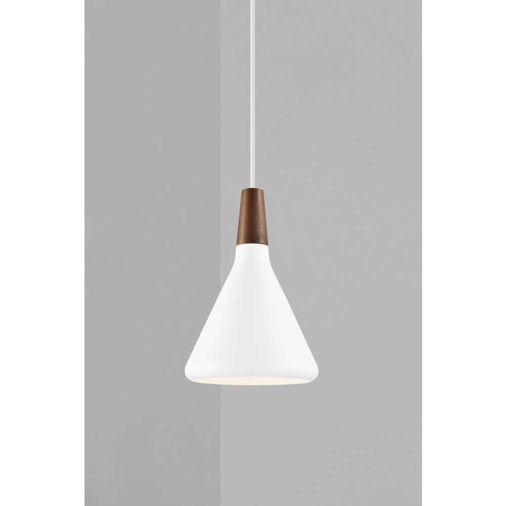 Design For The People by Nordlux NORI Hängeleuchte Braun, Weiß, 1-flammig main product photo