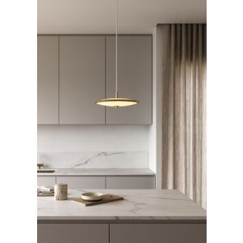 Design For The People by Nordlux BLANCHE Pendelleuchte LED Messing, 1-flammig