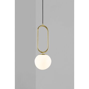 Design For The People by Nordlux SHAPES Pendelleuchte Messing, 1-flammig