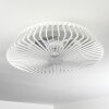 Rivarotta Deckenventilator LED Weiß, 1-flammig, Fernbedienung