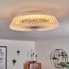 Rivarotta Deckenventilator LED Weiß, 1-flammig, Fernbedienung
