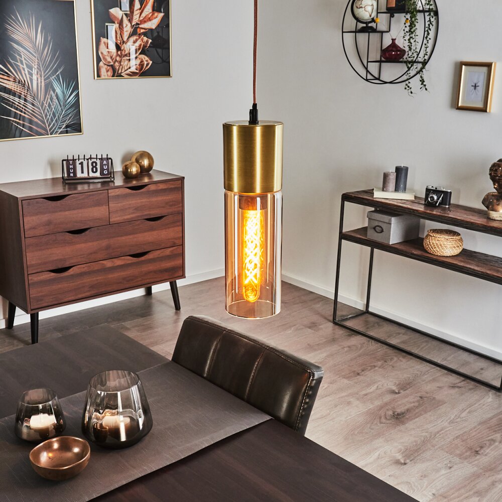 Dulcita Hängeleuchte Gold, 1-flammig main product photo