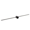 Lucide MIZAR Wandleuchte LED Schwarz, 1-flammig