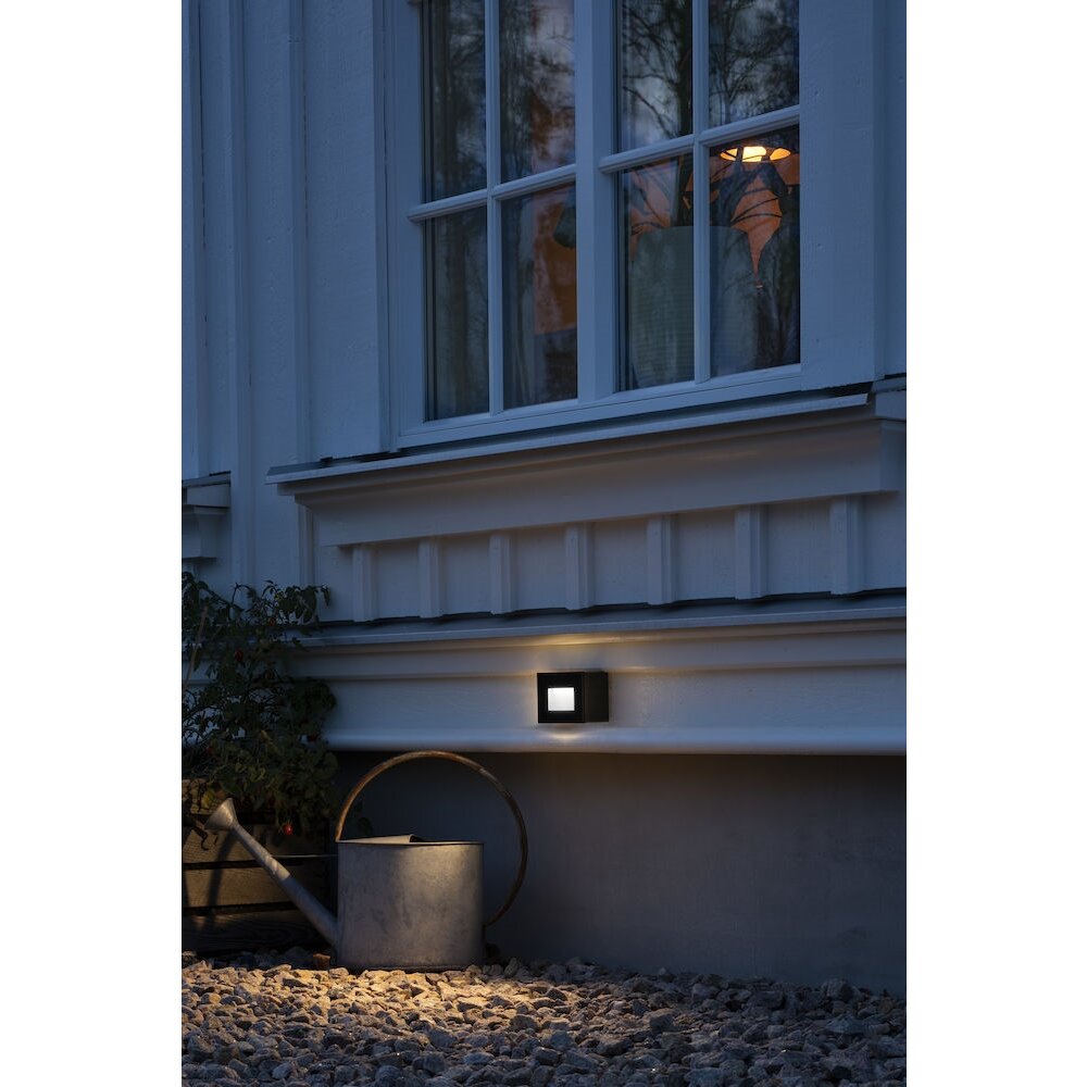 Konstsmide Chieri Außenwandleuchte LED Schwarz, 14-flammig main product photo