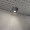 Konstsmide Varese Außendeckenleuchte LED Anthrazit, 1-flammig