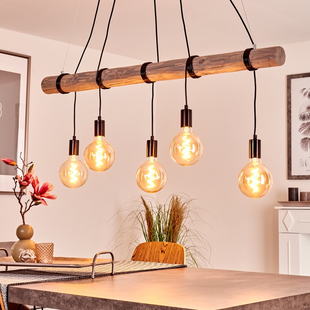 Canedo Pendelleuchte Grau, Schwarz, 5-flammig main product photo