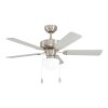 Eglo CADIZ Deckenventilator Nickel-Matt, 1-flammig