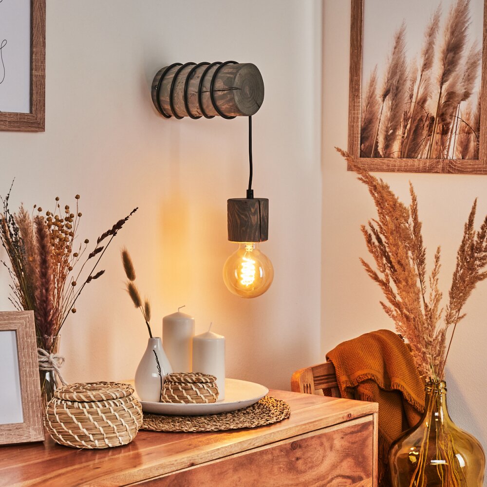 Canedo Wandleuchte Braun, 1-flammig main product photo