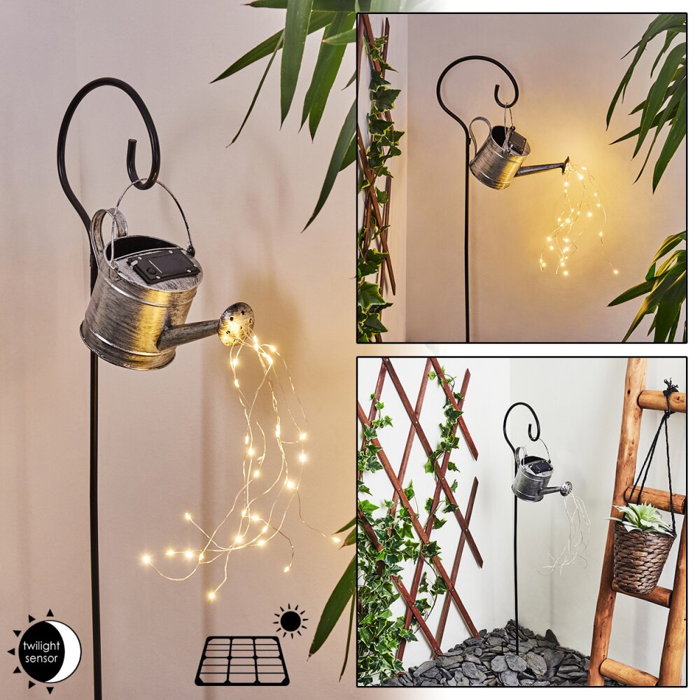 Dalen Solarleuchte LED Schwarz, Silber, 28-flammig main product photo