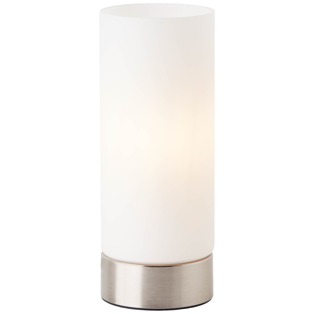Brilliant Elmer Tischleuchte Edelstahl, 1-flammig main product photo