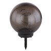 Globo Solarleuchte LED Schwarz, 30-flammig