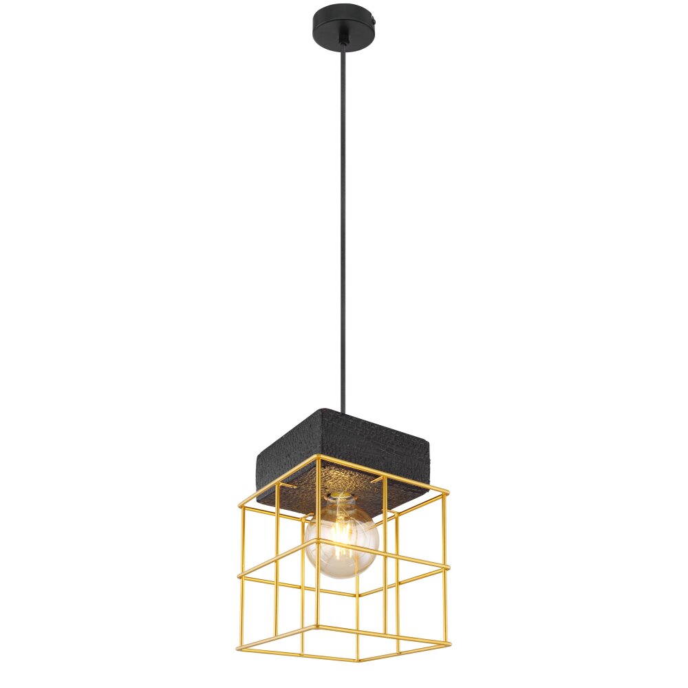 Globo MERRIL Hängeleuchte Schwarz, 1-flammig main product photo