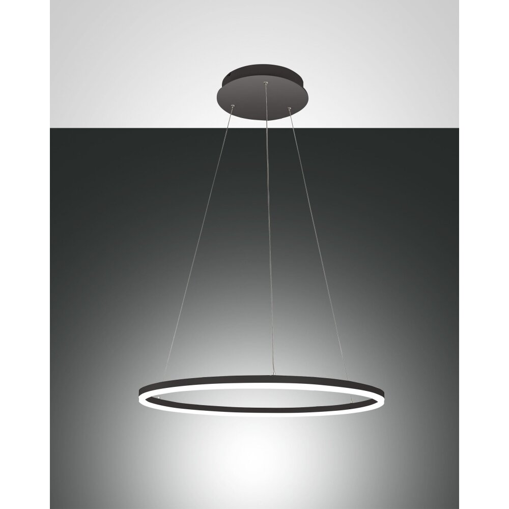 Fabas Luce Giotto Pendelleuchte LED Schwarz, 2-flammig main product photo