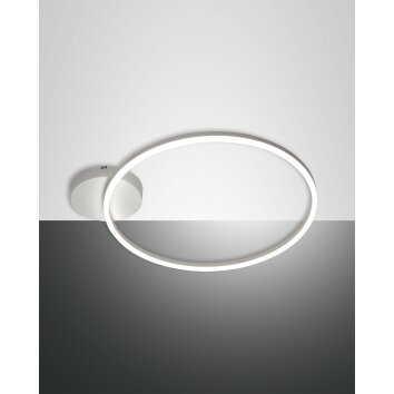 Fabas Luce Giotto Deckenleuchte LED Weiß, 1-flammig