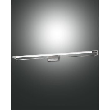 Fabas Luce Rapallo Wandleuchte LED Chrom, 1-flammig