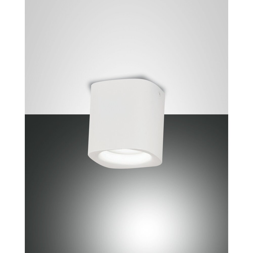 Fabas Luce Smooth Spot Weiß, 1-flammig main product photo