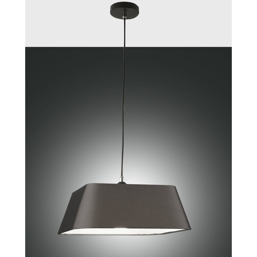 Fabas Luce Allegra Pendelleuchte Schwarz, 1-flammig main product photo