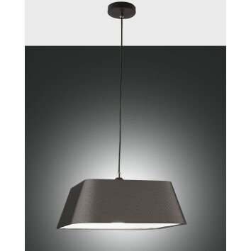 Fabas Luce Allegra Pendelleuchte Schwarz, 1-flammig