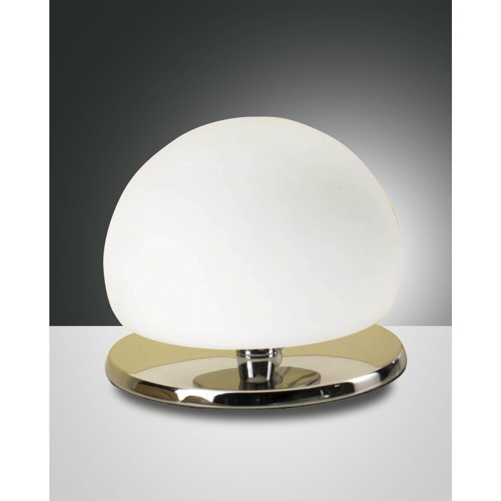 Fabas Luce Morgana Tischleuchte LED Chrom, 1-flammig