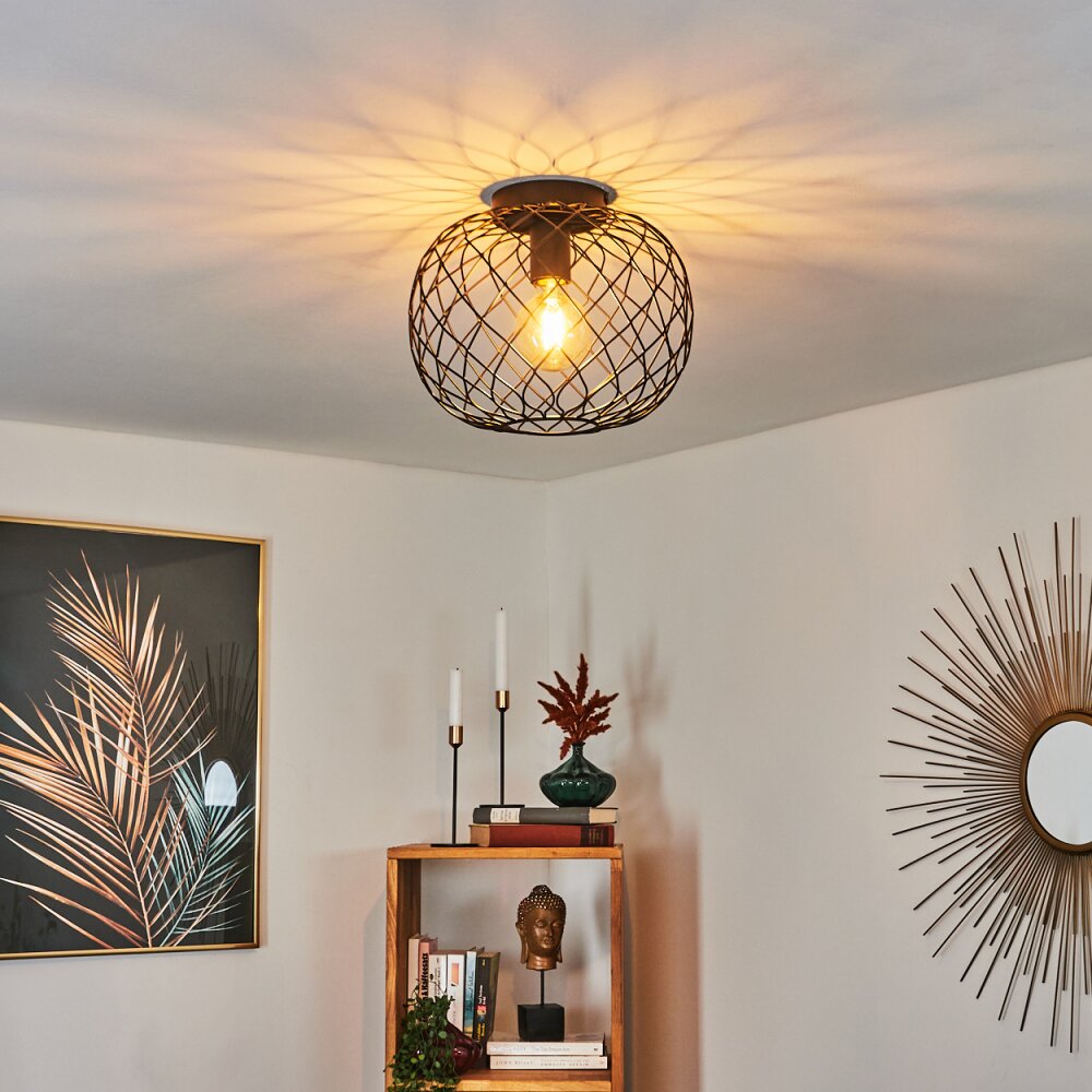 Nordslesvig Deckenleuchte Schwarz, 1-flammig main product photo