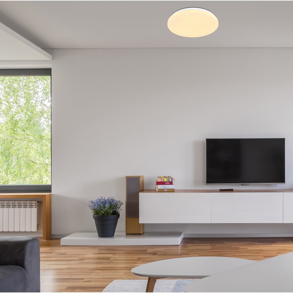 Globo HUBERT Deckenleuchte LED Weiß, 1-flammig main product photo
