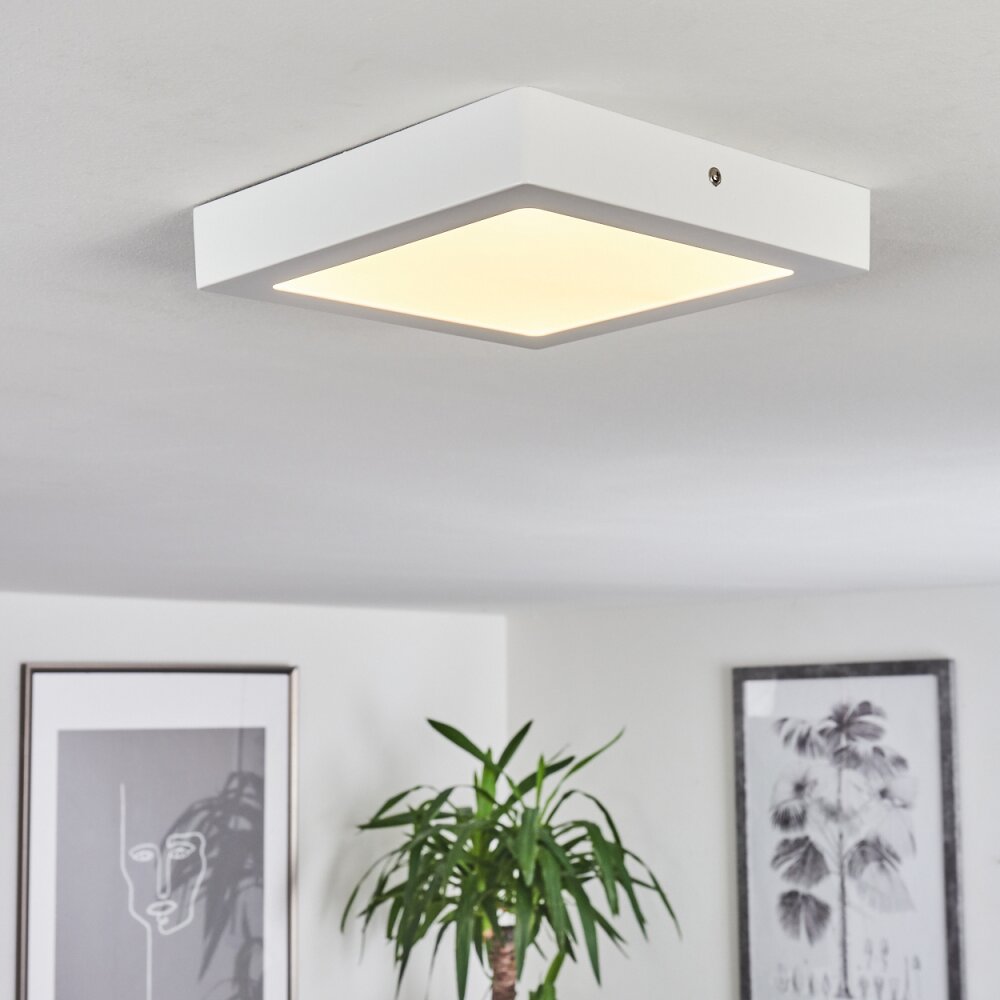 Finsrud Deckenleuchte LED Weiß, 1-flammig main product photo