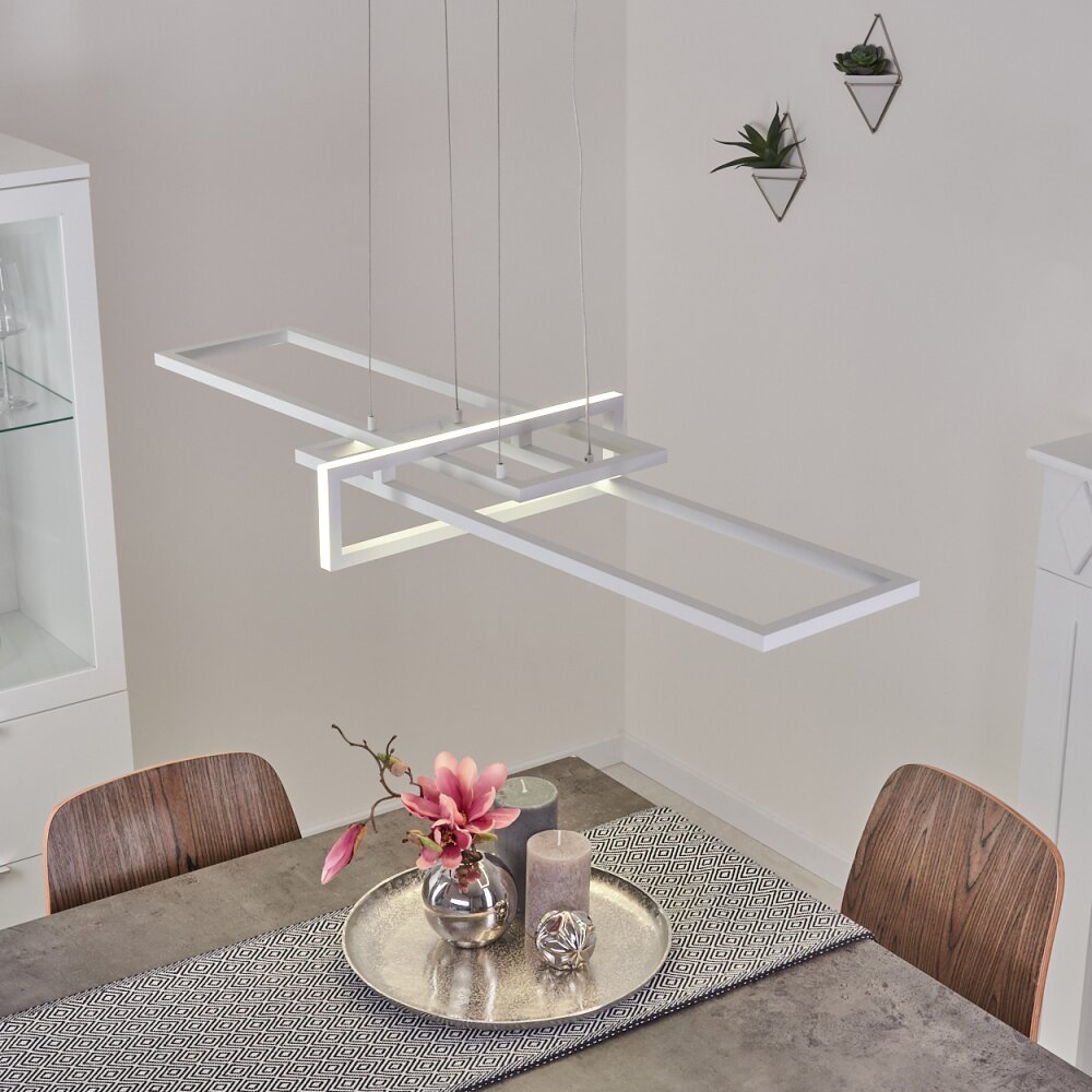 Omega Pendelleuchte LED Weiß, 1-flammig main product photo
