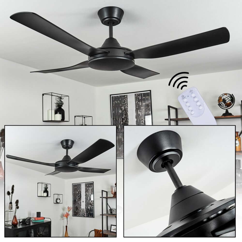 Tjerne Deckenventilator Schwarz main product photo