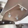 Hamnvik Deckenventilator Nickel-Matt, 1-flammig